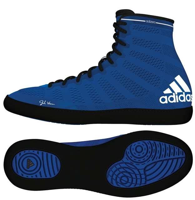 adidas adizero™ Varner Wrestling Shoes, color: Royal/Black [AQ5646 ...